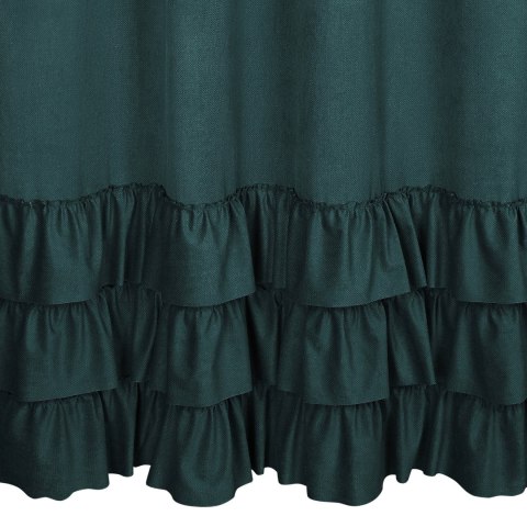 ZASŁONA GOTOWA MEGI 140 X 250 CM CIEMNOZIELONY