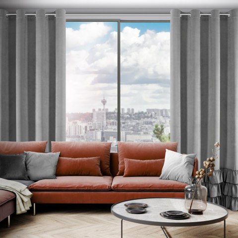 ZASŁONA GOTOWA MEGI 140 X 250 CM STALOWY