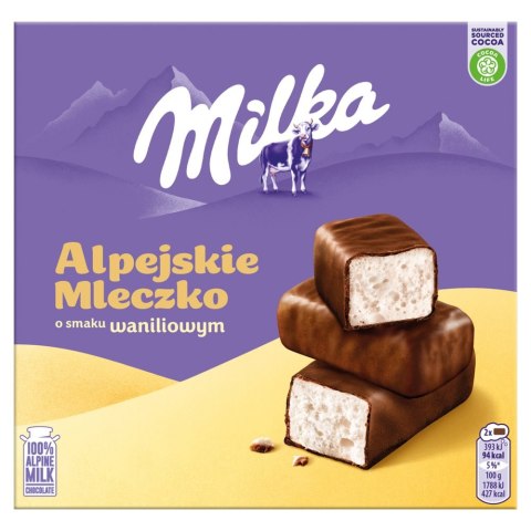 Alpejskie mleczko waniliowe MILKA 330g