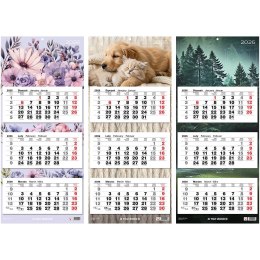 Kalendarz trojdzielny Top 2000 mix 2026 31x71cm 400204171