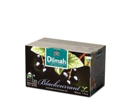 Herbata DILMAH Czarna porzeczka 20t owocowa