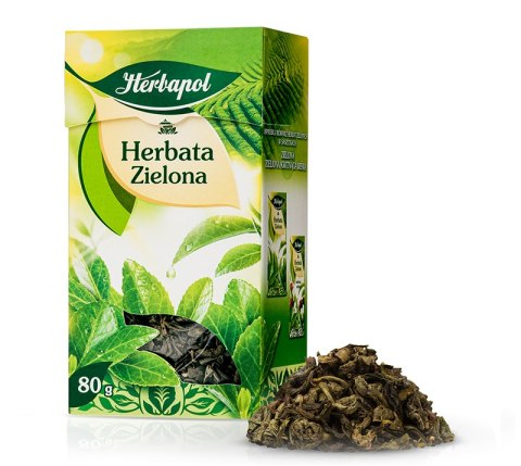 Herbata HERBAPOL klasyczna zielona 80g sypka