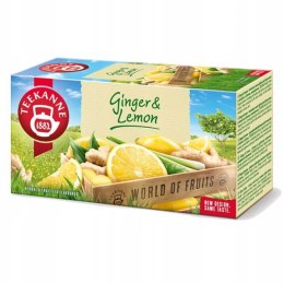 Herbata TEEKANNE imbir i cytryna 20t owocowa