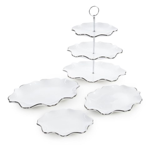 PATERA DEKORACYJNA AUREN (04) 30 X 21 X 54 CM BIAŁY