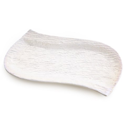 PATERA DEKORACYJNA NINA (03) 26 X 18 X 2 CM PERŁOWY