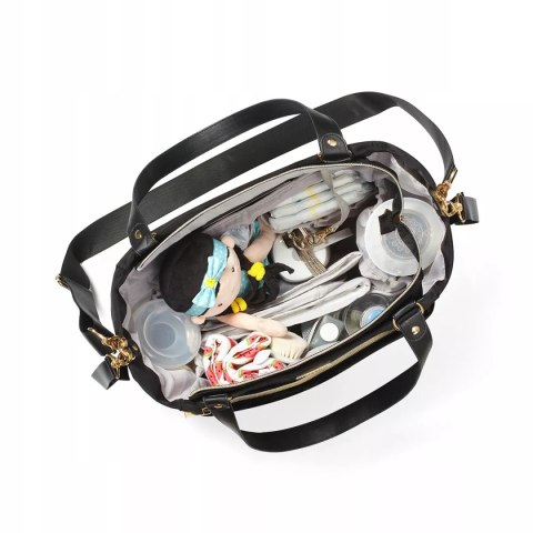 Torba dla mamy do wózka COCO Babyono 1516 czarna