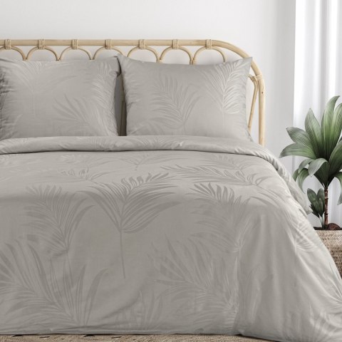 KOMPLET POŚCIELI ŻAK 160 X 200 CM SZAROBEŻOWY