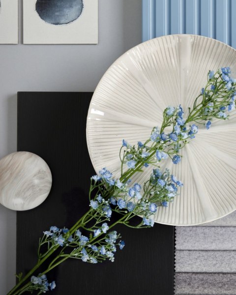 PATERA DEKORACYJNA GARET (01) 30 X 30 X 4 CM KREMOWY