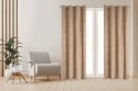 ZASŁONA GOTOWA DARLA 140 X 250 CM CIEMNOBEŻOWY
