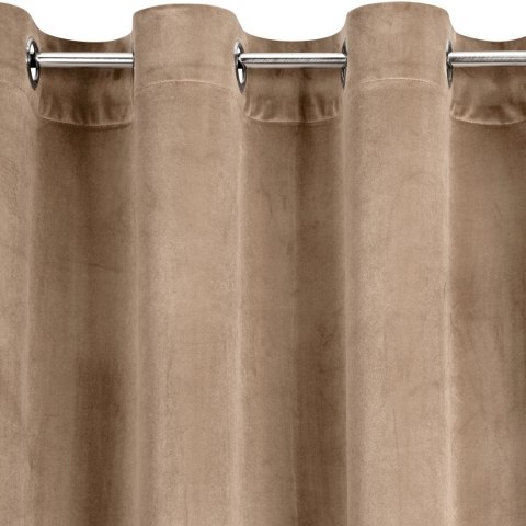 ZASŁONA GOTOWA DARLA 140 X 250 CM CIEMNOBEŻOWY