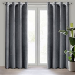 ZASŁONA GOTOWA DARLA 140 X 250 CM GRAFITOWY