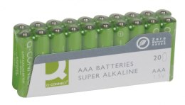 Baterie super-alkaliczne Q-CONNECT AAA, LR03, 1,5V, 20szt. KF10849