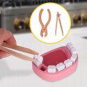 Drewniany zestaw lekarza i dentysty w walizce 2 króliczki dla dzieci duży