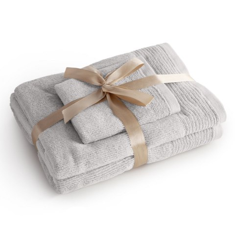 RĘCZNIK LARI (10) 50 X 90 CM JASNOSREBRNY