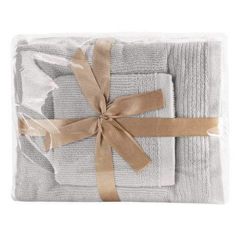 RĘCZNIK LARI (10) 50 X 90 CM JASNOSREBRNY