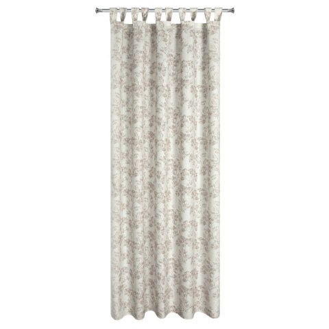 ZASŁONA GOTOWA GARDEN 12 NA SZELKACH 155 X 240 CM KREMOWY