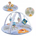 2 w 1 bawełniana mata dla niemowląt do raczkowania, siedzenia i zabawy