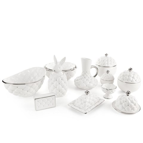 CERAMIKA 18 X 18 X 24 CM BIAŁY