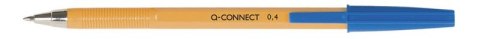 Długopis Q-CONNECT z wymiennym wkładem 0,4mm (linia), niebieski KF34047