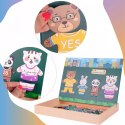 Edukacyjne Puzzle Magnetyczne Rodzinka - Kreatywna Zabawa