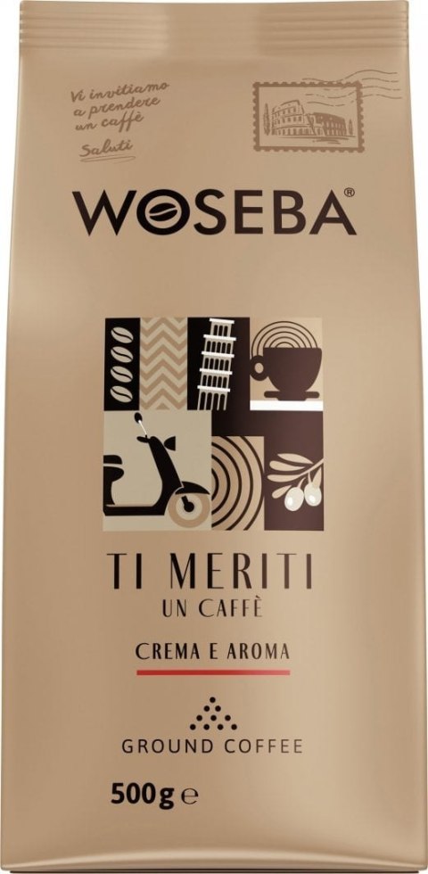 Kawa WOSEBA TI M ERITI CREMA E AROMA 500g mielona