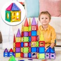 Klocki magnetyczne 3D edukacyjne konstrukcje 45el. układanka dla dzieci