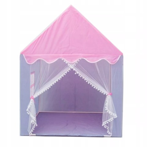 Namiot domek dla dziewczynki | Podłoga dwa okna, przytulny kącik zabaw