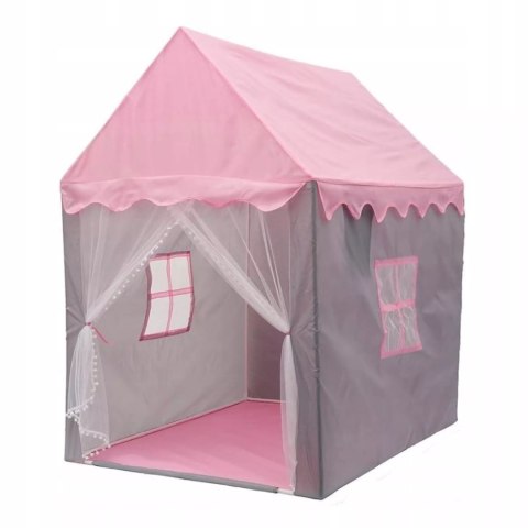 Namiot domek dla dziewczynki | Podłoga dwa okna, przytulny kącik zabaw