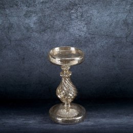 ŚWIECZNIK ŚWIĄTECZNY 12A FI 10 X 20 CM SZAMPAŃSKI