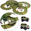 Tor samochodowy dla dzieci Dino Park wyścigowy zestaw 230 el dinozaury