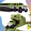 Tor samochodowy dla dzieci Dino Park wyścigowy zestaw 240 el dinozaury