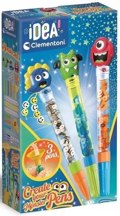 Clementoni zestaw kreatywny Pen Creator mini fabryka długopisów Monster