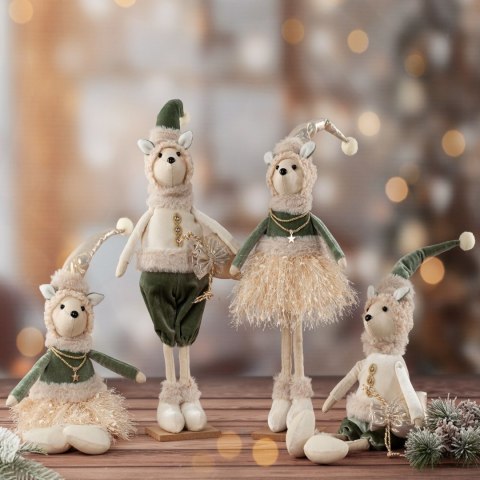 FIGURKA ŚWIĄTECZNA 9 X 9 X 50 CM MIĘTOWY