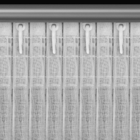 FIRANA GOTOWA EUROFIRANY REBECCA NA TAŚMIE 300X150 CM BIAŁY