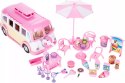 Kamper Lodziarnia dla Lalek - Food Truck, Mini Kawiarnia z Akcesoriami