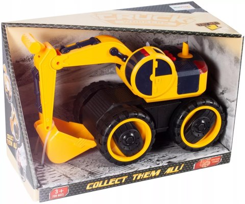 Koparka Budowlana z Napędem, Dźwiękami i Światłami - Pojazd dla Dzieci