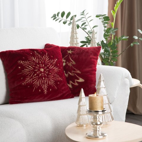 POSZEWKA ŚWIĄTECZNY 119 B 45 X 45 CM CIEMNOZIELONY