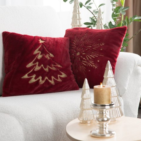 POSZEWKA ŚWIĄTECZNY 120 F 45 X 45 CM BORDOWY