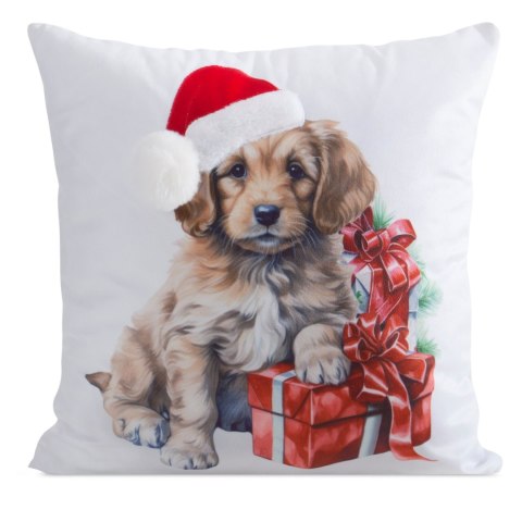 POSZEWKA ŚWIĄTECZNY 214 45 X 45 CM BIAŁY