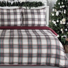 ŚWIĄTECZNY KOMPLET POŚCIELI AARON 220 X 200 CM BIAŁY