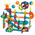 Tor Kulkowy klocki magnetyczne 96 el. konstrukcje 3D