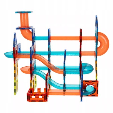 Tor Kulkowy klocki magnetyczne 96 el. konstrukcje 3D