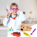 Zestaw Mały Weterynarz - Pluszowy Piesek z Budą i Akcesoriami Lekarskimi