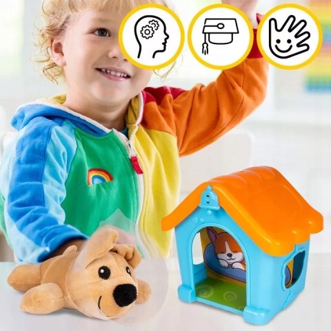 Zestaw Mały Weterynarz - Pluszowy Piesek z Budą i Akcesoriami Lekarskimi