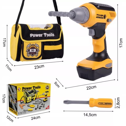 Zestaw Narzędzi dla Dzieci 21 el. z Torbą - Mały Majsterkowicz