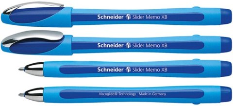 Długopis SCHNEIDER SLIDER MEMO XB niebieski 150203