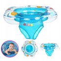 Fotelik niebieski kółko do pływania grzechotki 313N