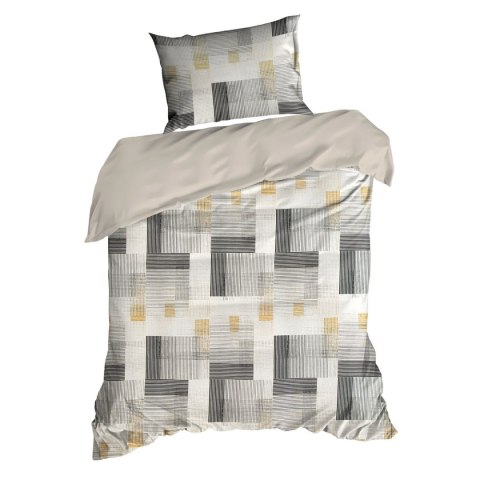 KOMPLET POŚCIELI HOME 06 220 X 200 CM STALOWY