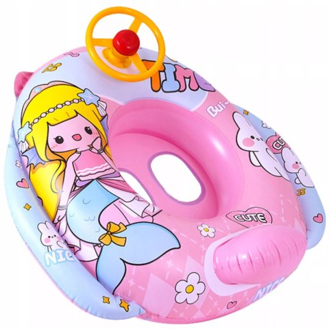 Kółko koło ponton dla dzieci do pływania syrenka kierownica 311R