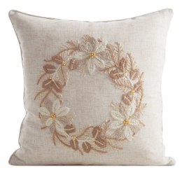 POSZEWKA ŚWIĄTECZNY 218 45 X 45 CM BEŻOWY